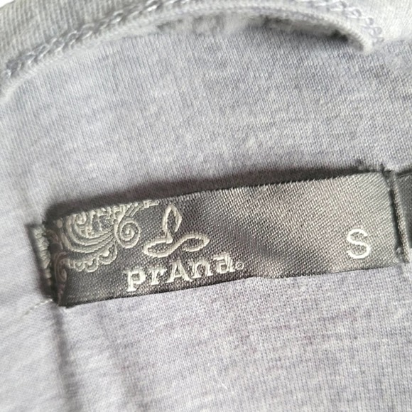 Prana Gray And White Fleece Quarter Zip Size S - Picture 6 of 7